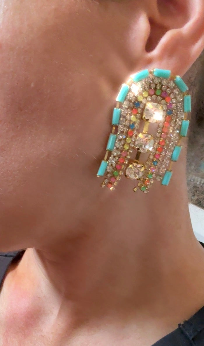 Gem jams®️ Raindrop Sparkles Earrings ‘St Tropez’ coming soon