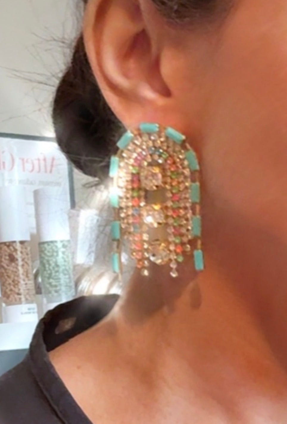 Gem jams®️ Raindrop Sparkles Earrings ‘St Tropez’ coming soon